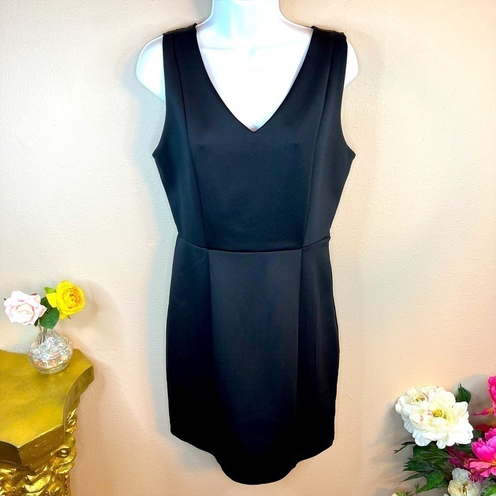 M Metaphor Black Sleeveless Dress Stretch Little Black Dress Medium 8 10 Event